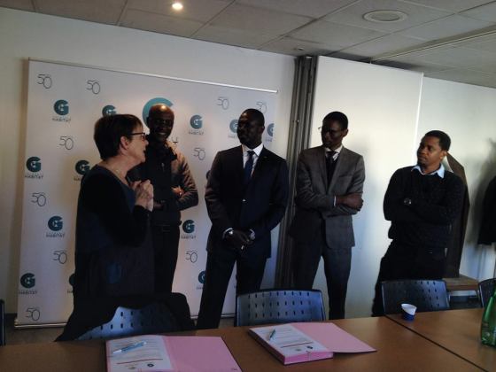 Signature convention de logement avec Grenoble Habitat
